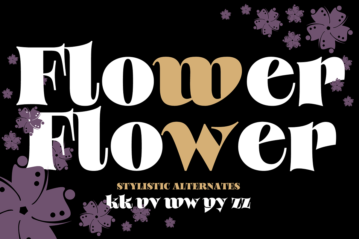 Kukka Flower Font, a Serif Font by TypeThis!Studio (Photo 10 of 13)