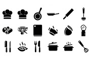 Kitchen Cooking Icon Vector Bundle, an Illustration by jahid234 (Thumbnail 3 of 51)