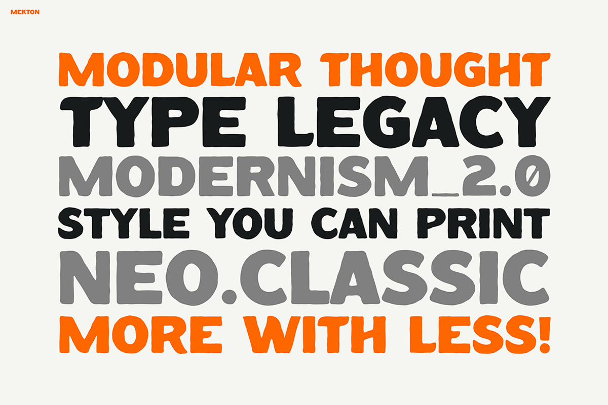 MEKTON, a Font by Pinisi ART (Photo 10 of 10)