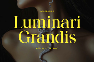 Luminari Grandis Luxury Serif Font