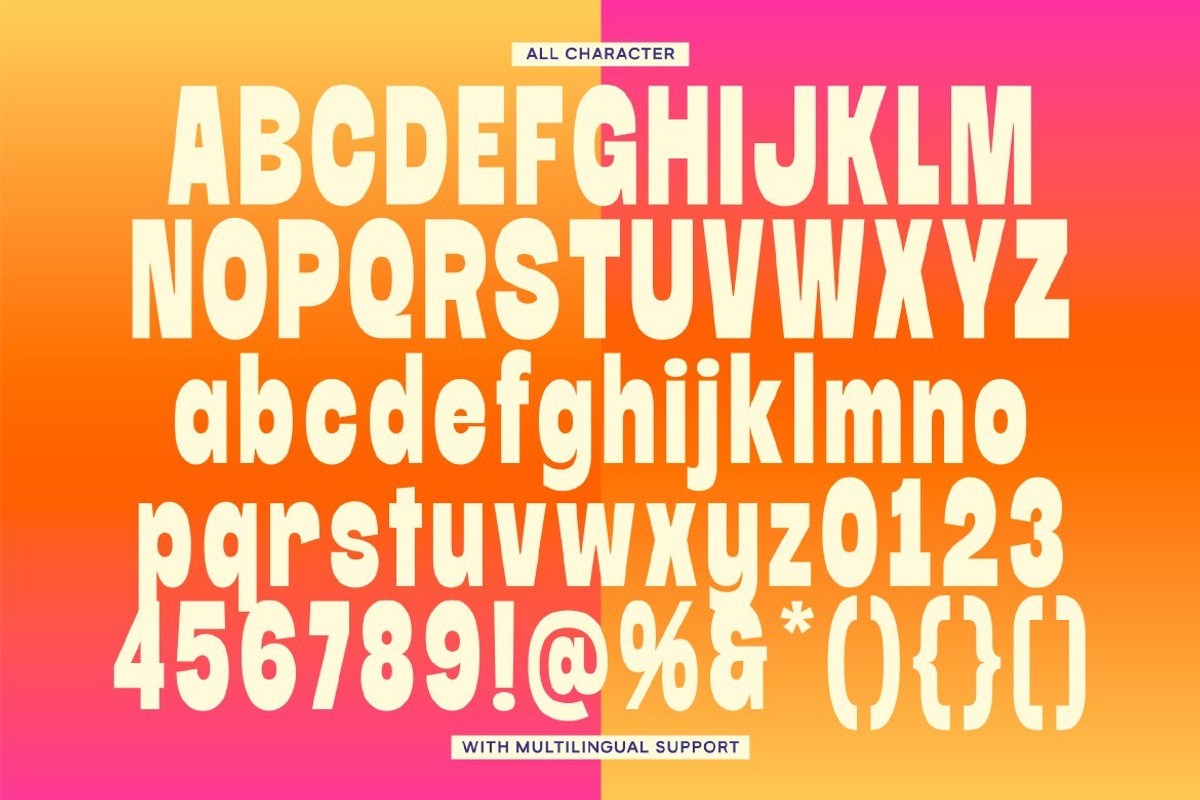 Bolidge, a Sans Serif Font by graphicook (Photo 3 of 10)