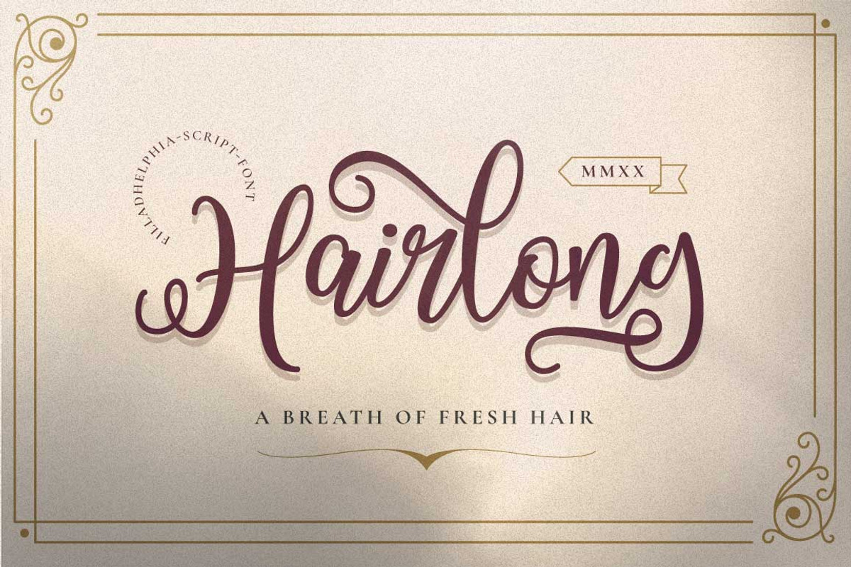 Filladelphia - Beautiful Script, a Script Font by Dirtytemp Studio (Photo 5 of 10)