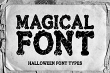 MAGICAL - Distressed Display Font