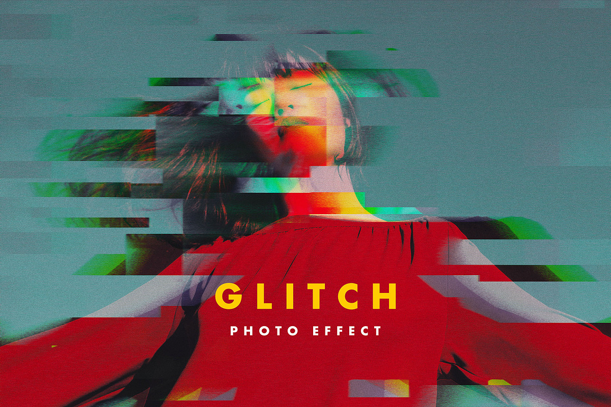 RGB Glitch Photo Effect, a Layer Style Add-On by Design Squad (Photo 1 of 5)