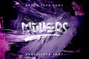 Mullers Brusher - Font Brush, a Blackletter Font by Izalsye (Thumbnail 1 of 7)