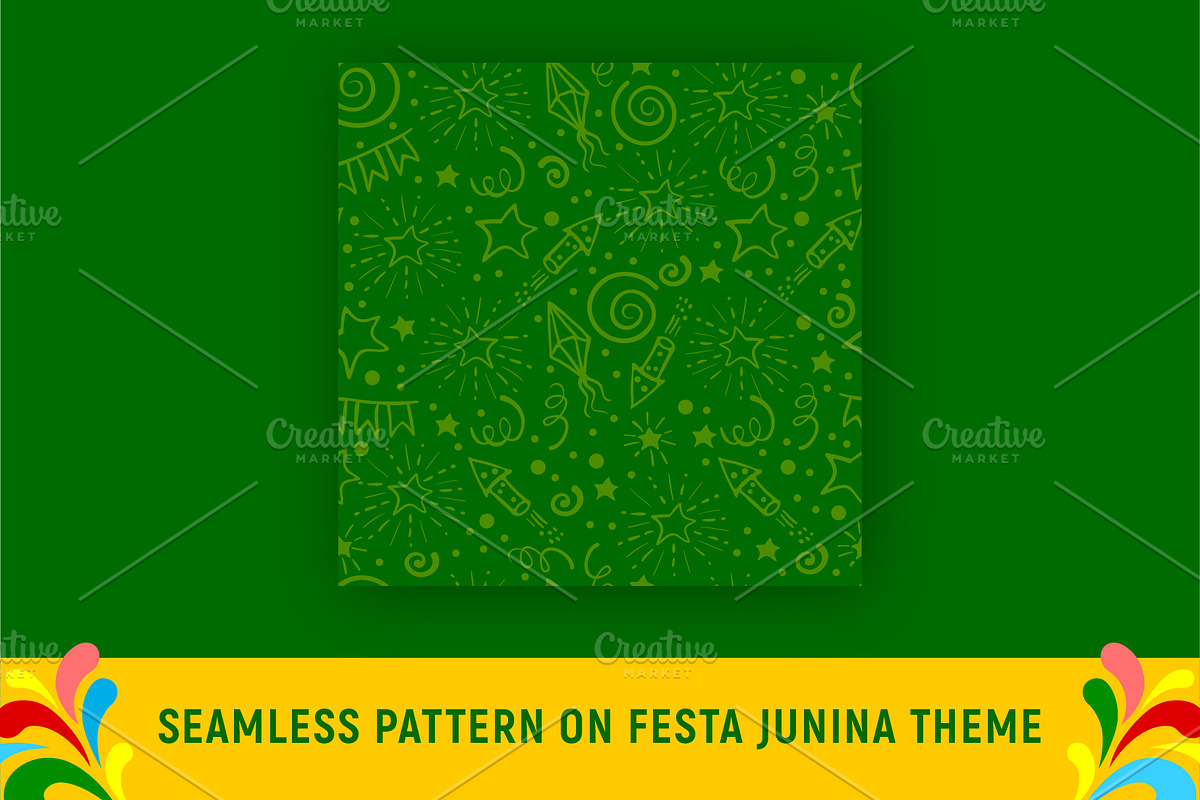 Festa Junina Ornate Designs Set, a Decorative Illustration by Vector beauty (Photo 4 of 4)