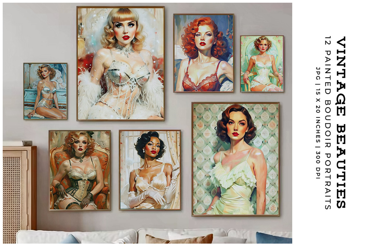 Vintage Beauties, a Person Illustration by Digital Art Creations (Photo 5 of 6)