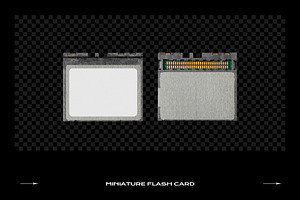 Memory Card Mockup Template SD