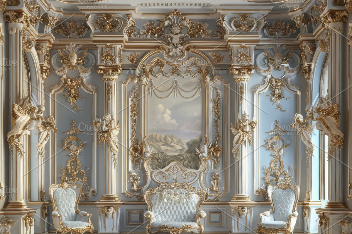 62 Rococo patterns, an Architecture Photo by Handmadefont (Photo 55 of 65)