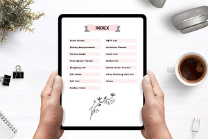 Digital Event Planner Canva Template