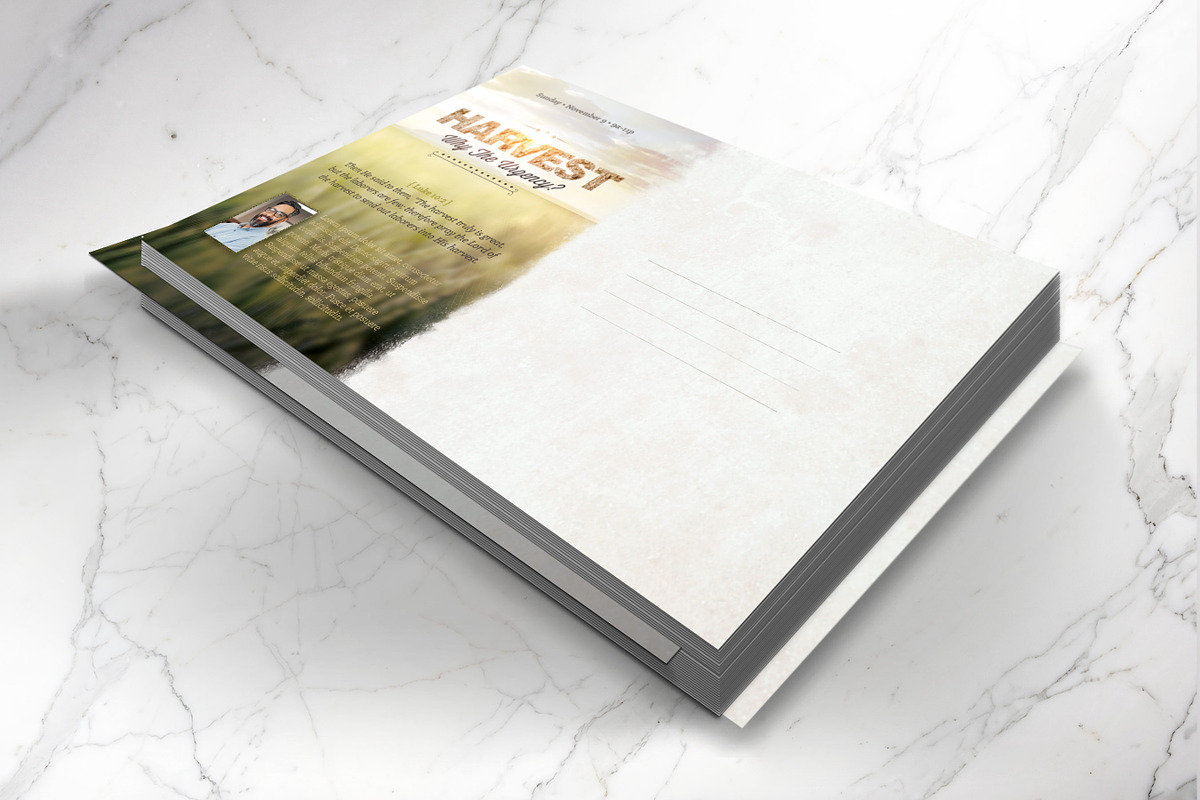 Harvest Urgency Church Flyer PSD, a Flyer Template by Godserv Designs (Photo 8 of 12)