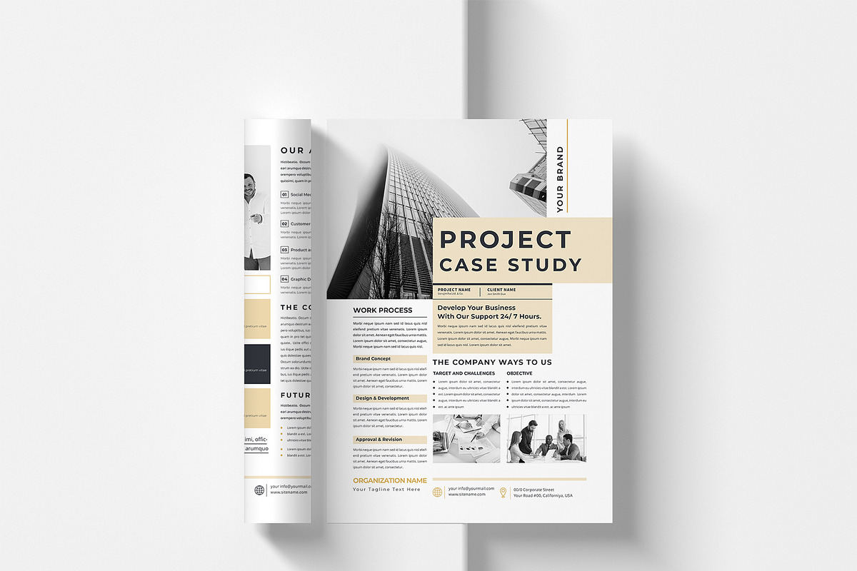 Project Case Study, a Flyer Template by design_hut (Photo 2 of 4)