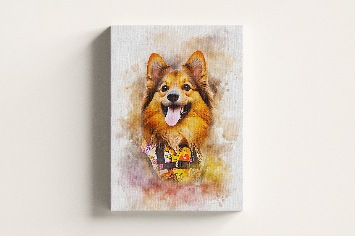 Custom Watercolor Pet Template, an Action Add-On by MRI STUDIO (Photo 11 of 23)