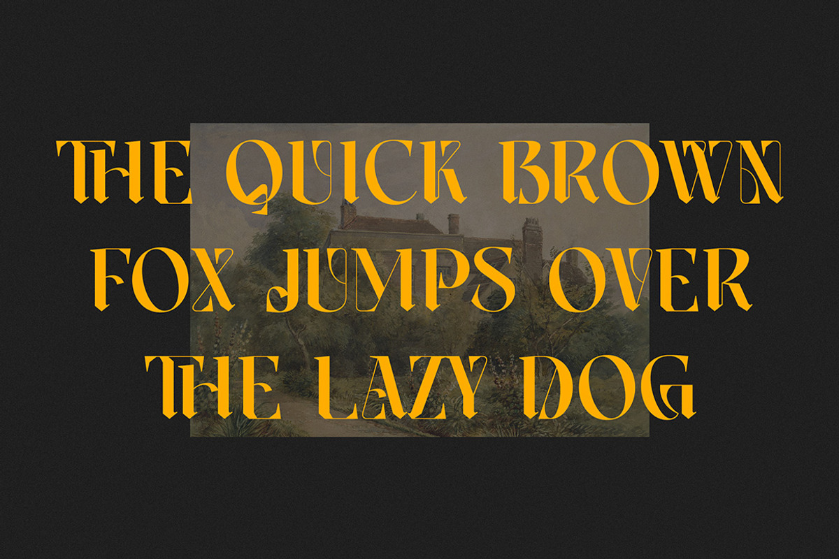Mergasten Blackletter Serif, a Blackletter Font by Cruzine (Photo 3 of 7)