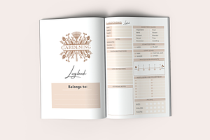 Gardening Logbook KDP Interior