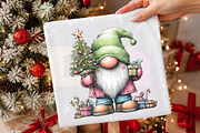 Whimsical Christmas Gnomes Clipart, a Transportation Illustration by Digital Artistic99 (Thumbnail 4 of 7)