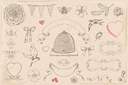 InKit Pretty Hand Drawn Sampler, an Illustration by Vector Vintagery (Thumbnail 2 of 2)