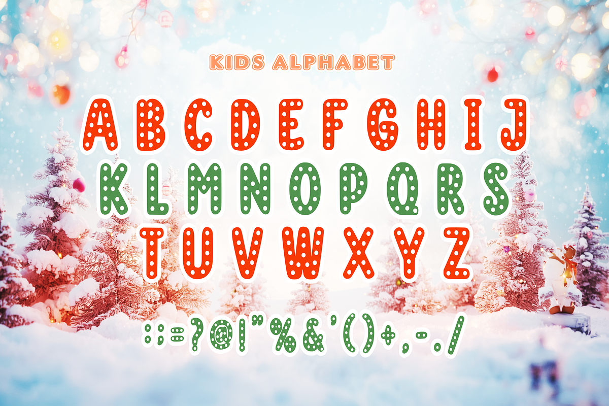 Christmas Season - Decorative Font, a Font by KiddoGlyphs Studio (Photo 4 of 5)