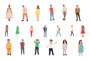Stylish Characters illustrations, an Illustration by Vector Portal (Thumbnail 2 of 6)