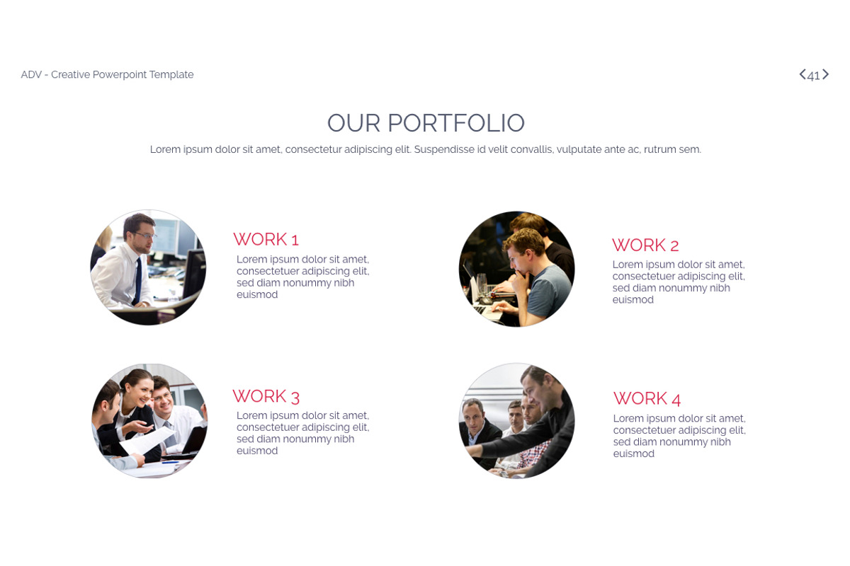 ADV Powerpoint Template, a Presentation Template by OXXO (Photo 41 of 78)