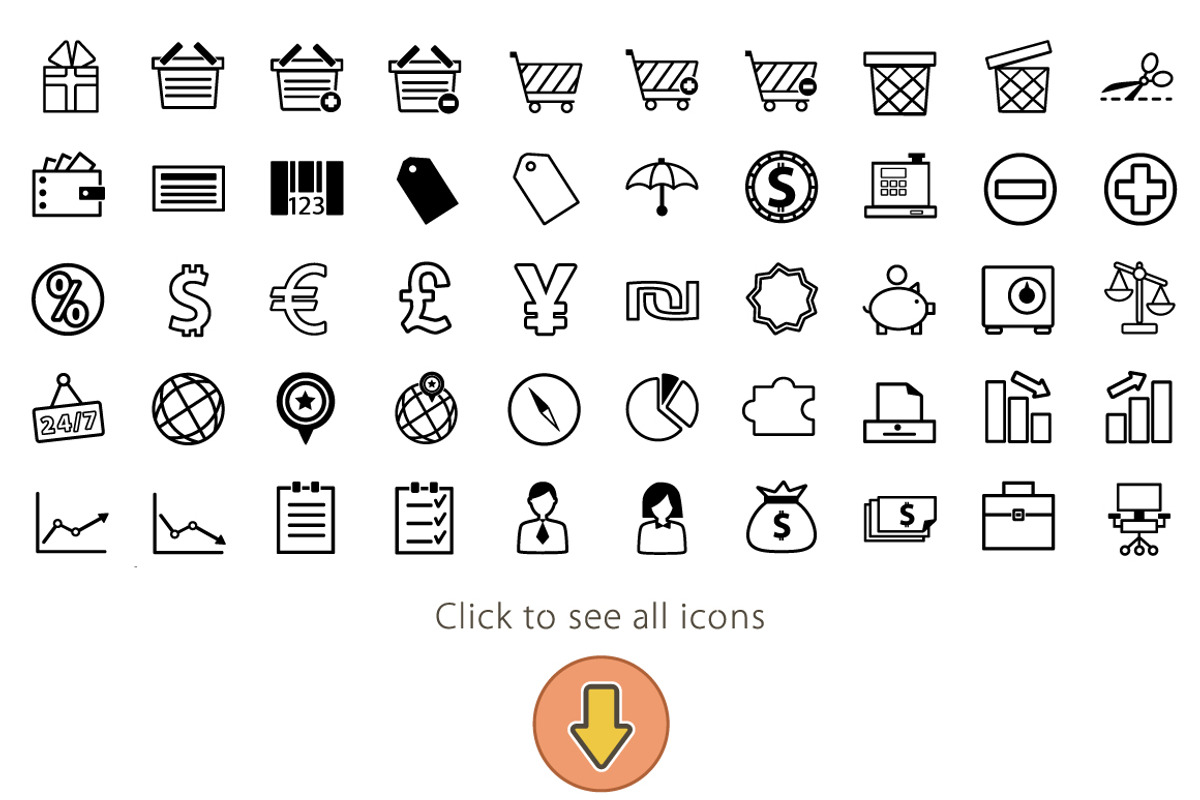 Set of Vector Icons preview 2