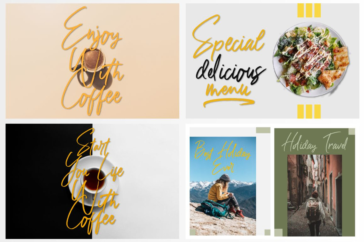 All in one Font Bundles, a Script Font by MSG Studio (Photo 11 of 15)