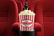 Popcorn Bucket Mockup, a Cups & Container Mockup by Nathatype (Thumbnail 8 of 9)