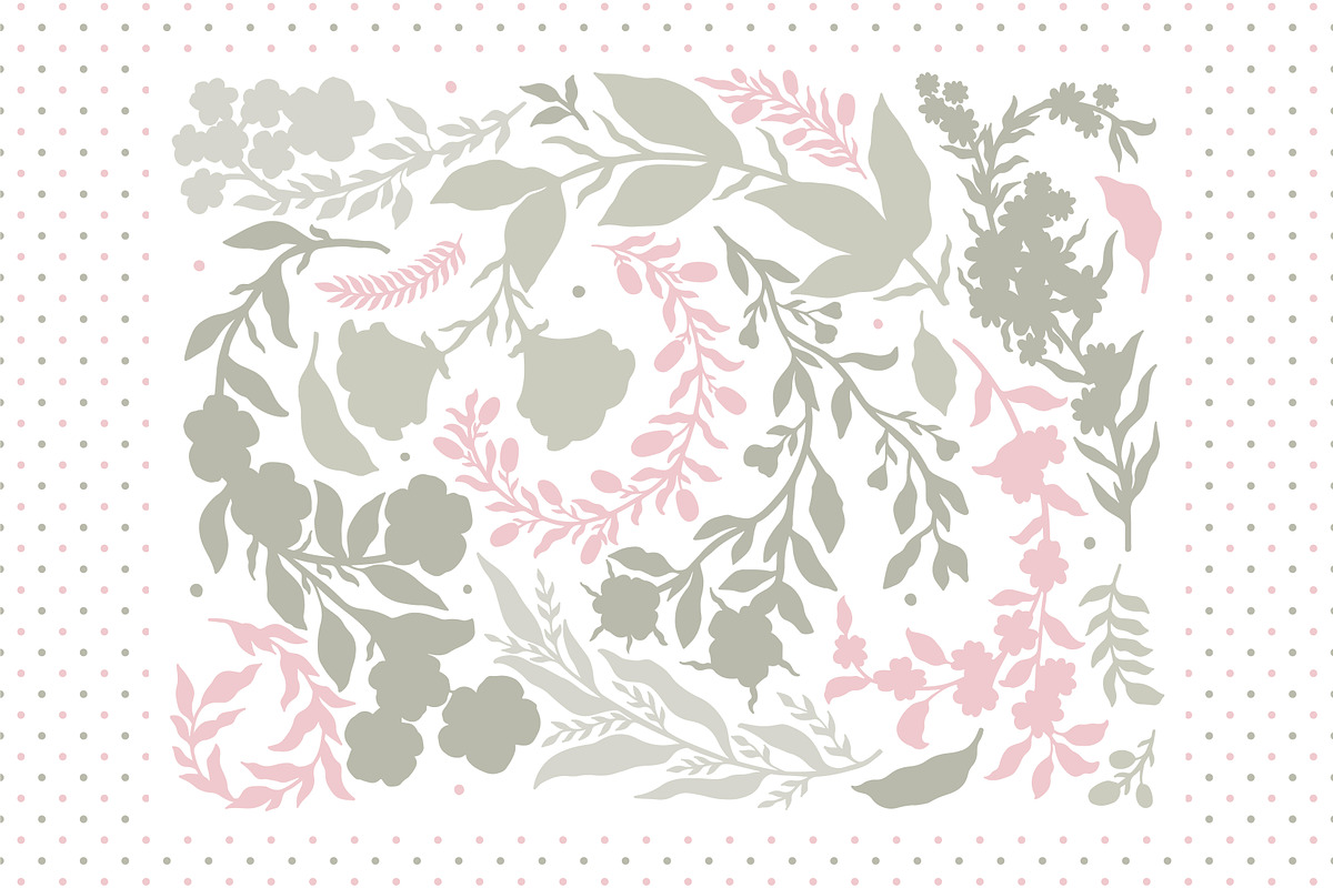 Floral engravings- botanical set, a Decorative Illustration by Moonflora (Photo 3 of 6)