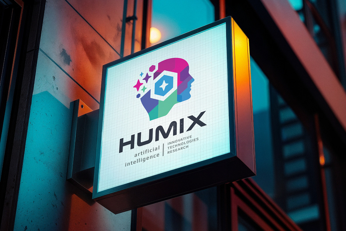 Human Head Ai Tech Logo, a Branding & Logo Template by Design_Planet (Photo 2 of 4)