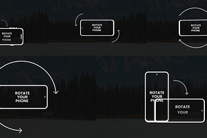 Rotate Your Phone After Effect, a Social Media Template by Loin Studio