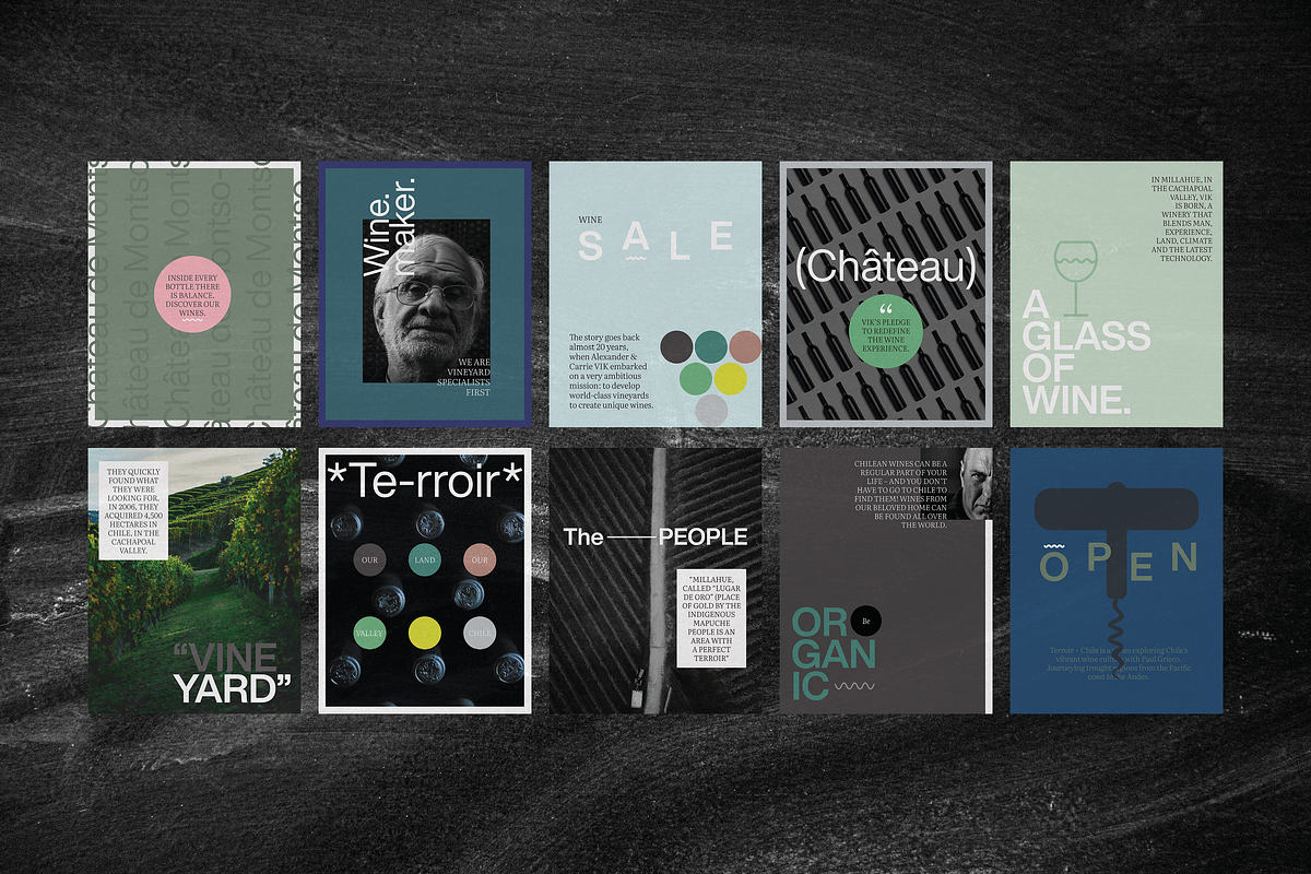 Wine & Gourmet Social Media Kit, a Social Media Template by Cristian Villegas Studio (Photo 3 of 4)