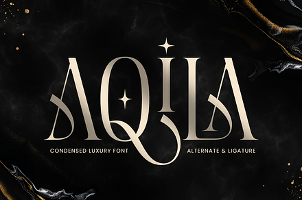 Aqila - Condensed Luxury Font