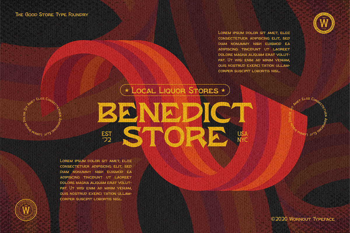 Wornout + Extras, a Sans Serif Font by The Good Store (Photo 8 of 10)