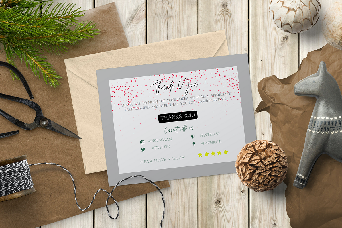 Thank You Order Card | Canva, a Card Template by tahananeart (Photo 7 of 9)