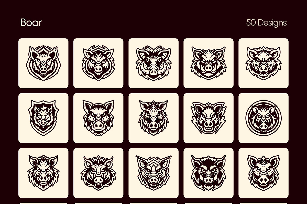 1500 Animal Logos, a Solid Icon by Creative Stall (Photo 12 of 37)