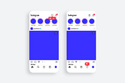 Instagram Template Mockup PSD, a Social Media Template by Dilshod Sobirov (Thumbnail 2 of 9)