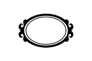Vintage Oval Frame Vector Bundle, an Illustration by musafir_fashion (Thumbnail 10 of 31)