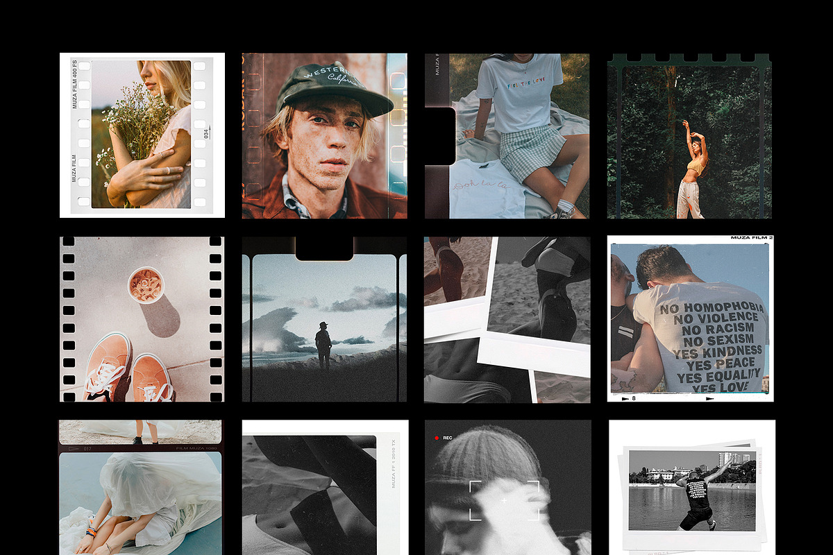 120 + Film Frames & Instant Template, a Social Media Template by The Muza (Photo 11 of 11)