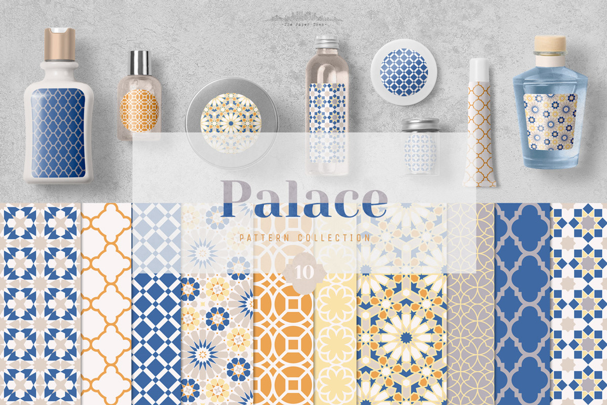 Moroccan Mosaic Seamless Patterns, a Pattern Graphic by The Paper Town (Photo 6 of 7)