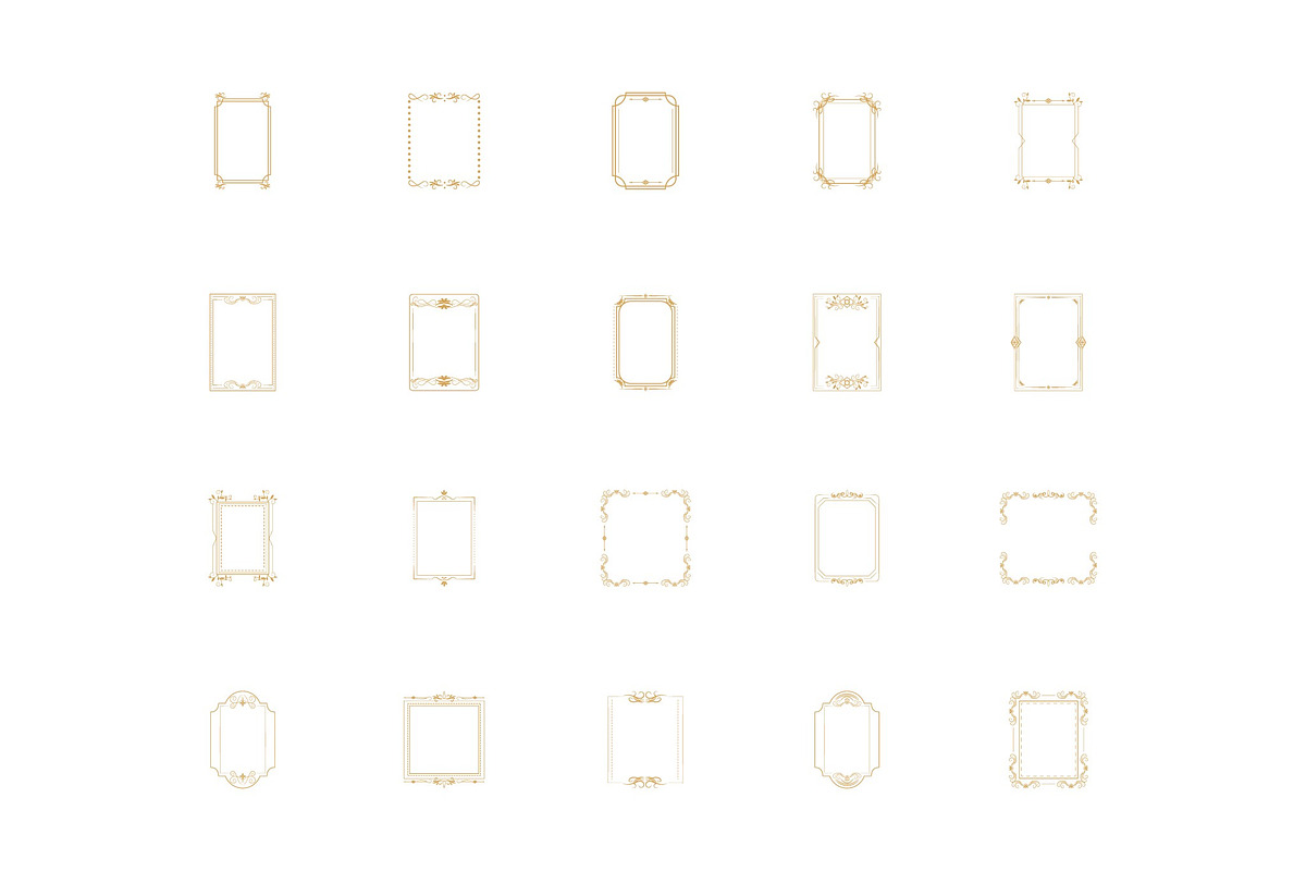 Frames Illustration Desing Set, a Templates & Theme by studiogstock (Photo 1 of 3)