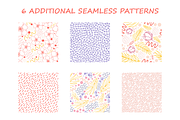 Organic natural set & patterns, a Pattern Graphic by museberry (Thumbnail 7 of 9)