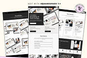 Minimal Portfolio Website, a Squarespace Template by Template Twist Shop (Thumbnail 3 of 10)