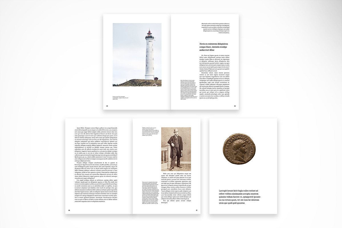 Heritage Magazine Template preview 5