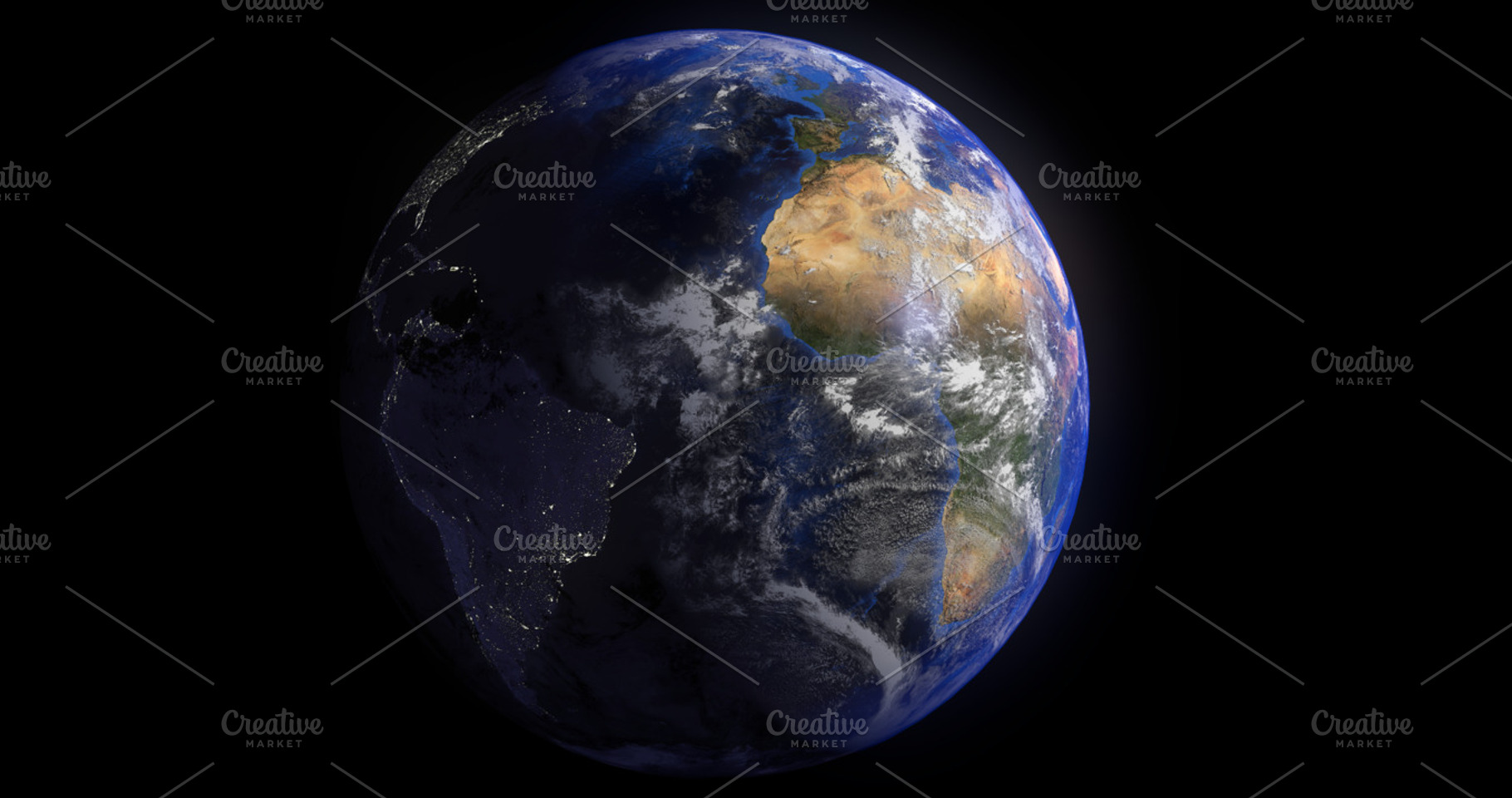 Whole earth featuring earth, space, and planet, a Nature Photo by Flash My Pixel