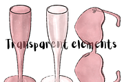 Happy Birthday Party Clipart PNG, a Decorative Illustration by Lenninator Digital (Thumbnail 8 of 9)