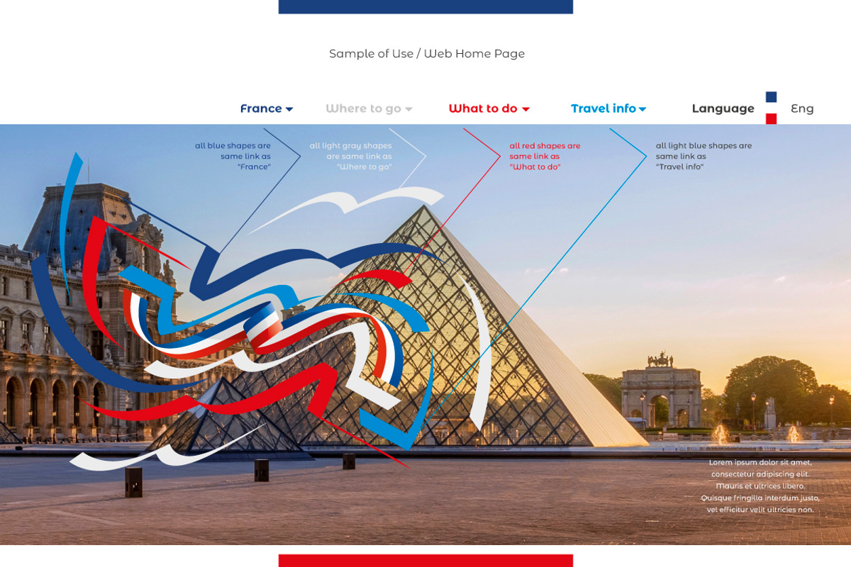France flag ribbon vector, a Templates & Theme by Simbos (Photo 8 of 9)