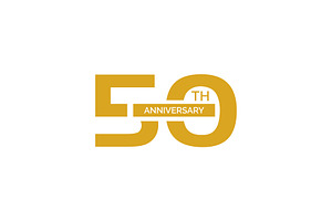 50th anniversary logo, a Branding & Logo Template by mesuka