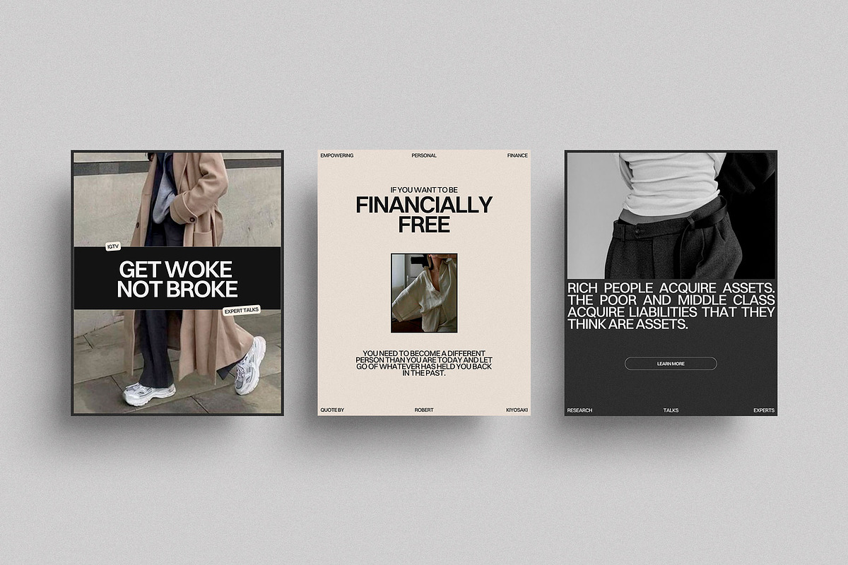 Financial Coach Instagram Template, a Social Media Template by Moscovita Studio (Photo 8 of 15)