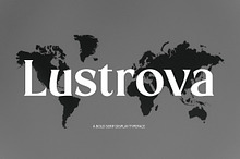 Lustrova | Classic Serif Typeface