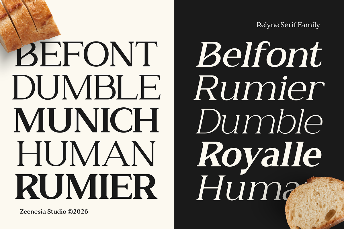 Relyne Serif, a Serif Font by zeenesia (Photo 8 of 14)